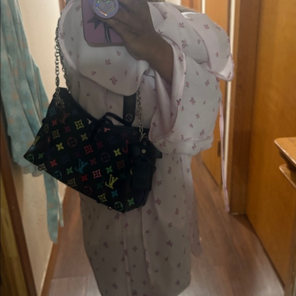 Louis Vuitton Black Multicolor Monogram Shoulder Bag - Picture 6 of 8